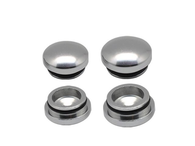 ARROWMAX 18MM & 22MM Aluminum End Cap - Silver (4) - AM-199011 - expresní doprava