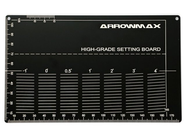 Arrowmax High Grade Setting Board Pre 1/32 Mini 4WD (Black) AM-220022-B [AM-220022-B]