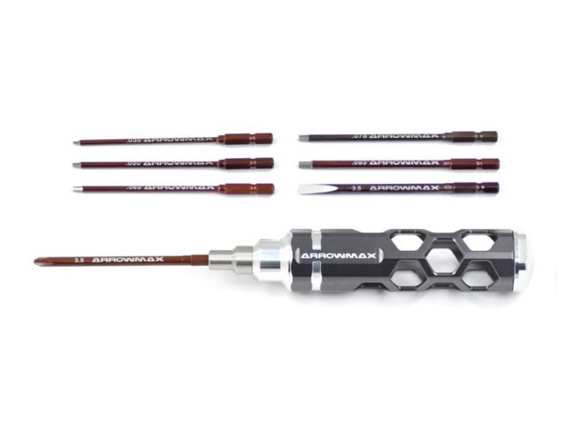 ARROWMAX Combo Quick Drive Tip Caddy Set - Us - 7 Pcs Honeycomb - AM-460003 - expresní doprava
