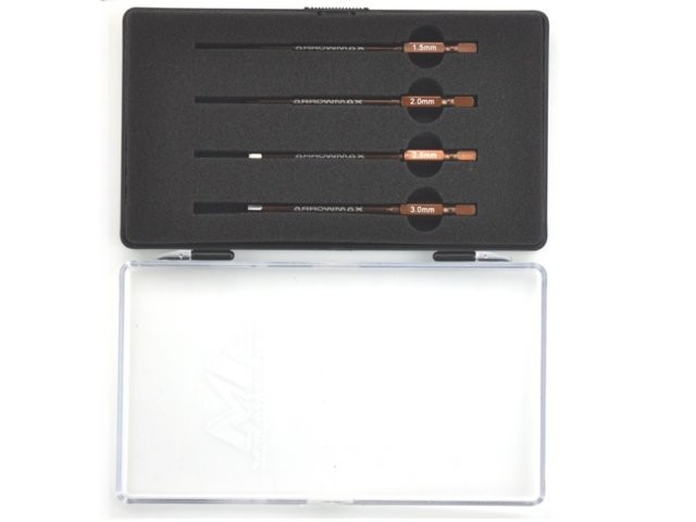 ARROWMAX Power Tool Tip Set 4 Pieces With Plastic Case - AM-500902 - expresní doprava