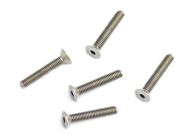 64 Titanium Screw Allen Countersunk M3X18 (5) [AM-640008]