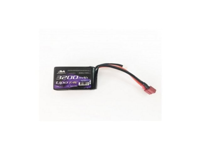 Arrowmax AM Lipo 3200mAh 7.4V For Dancing Rider Soft Pack With Deans AM-700994 - AM-700994 - expresní doprava