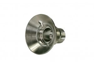 Centax clutchbell 1/8 alu nickel coated V2 (SER903717) 903717