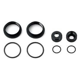 16mm adjustable shock absorber ring and accessories, black, 2 +2 pcs.