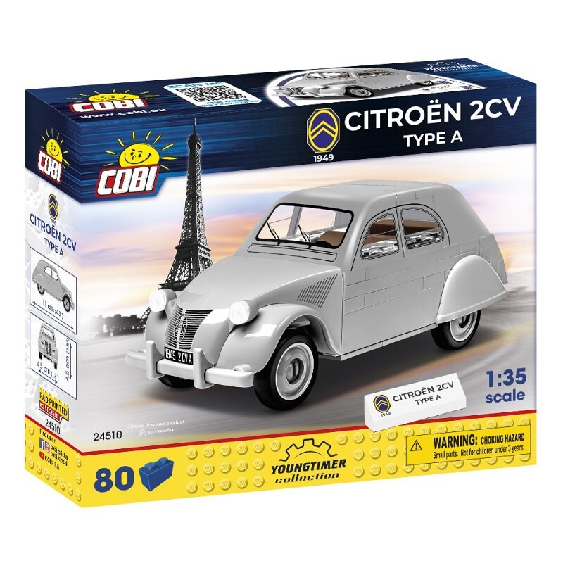 COBI Citroen 2CV typ A (1949), 1:35, 80 k [COBI-24510]