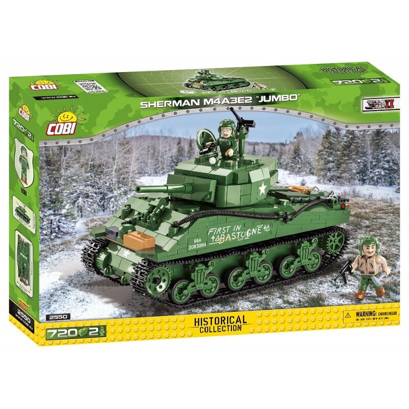 COBI II WW Sherman M4A3E2 Jumbo, 720 k, 2 f - COBI-2550 - expresní doprava