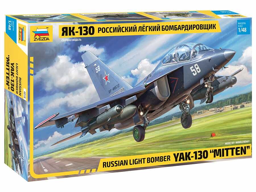 Zvezda Model Kit letadlo 4818 - YAK-130 Russian Light Bomber (1:48) - 32-4818 - expresní doprava