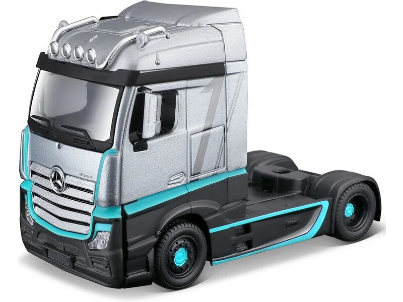 Bburago Mercedes-Benz Actros Gigaspace stříbrný - BB18-32202 - expresní doprava