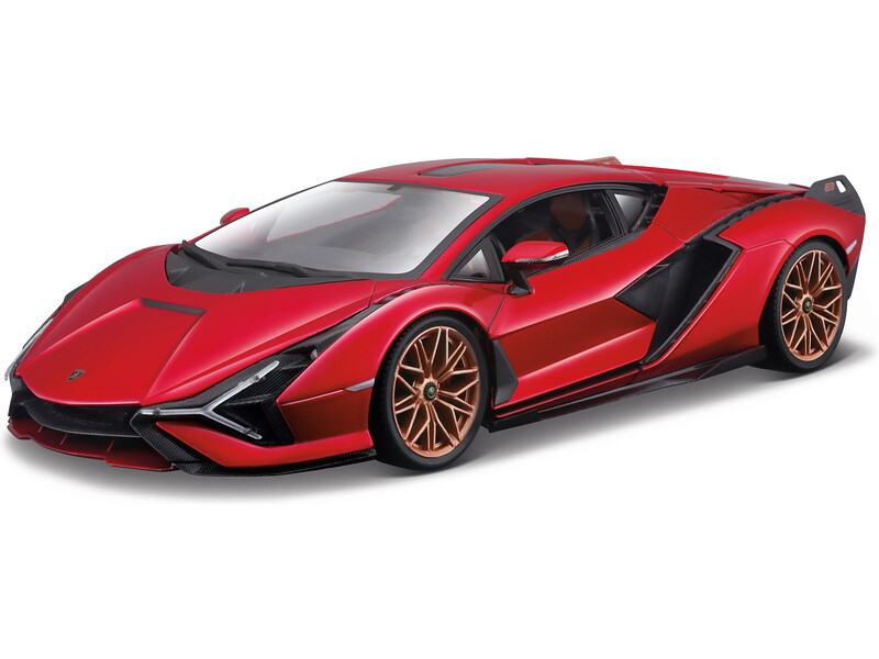 Bburago Lamborghini Sián FKP 37 1:18 červená - BB18-11046R - expresní doprava