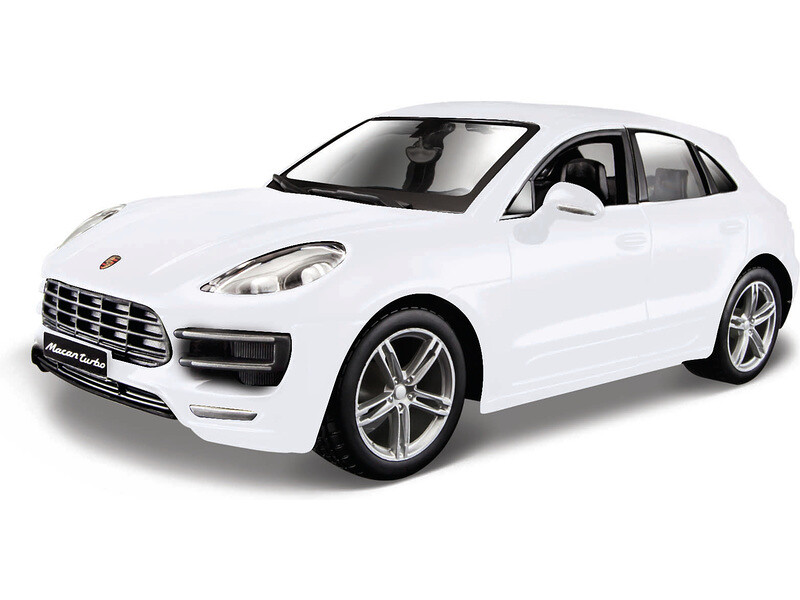 Bburago Plus Porsche Macan 1:24 bílá metalíza - BB18-21077W - expresní doprava