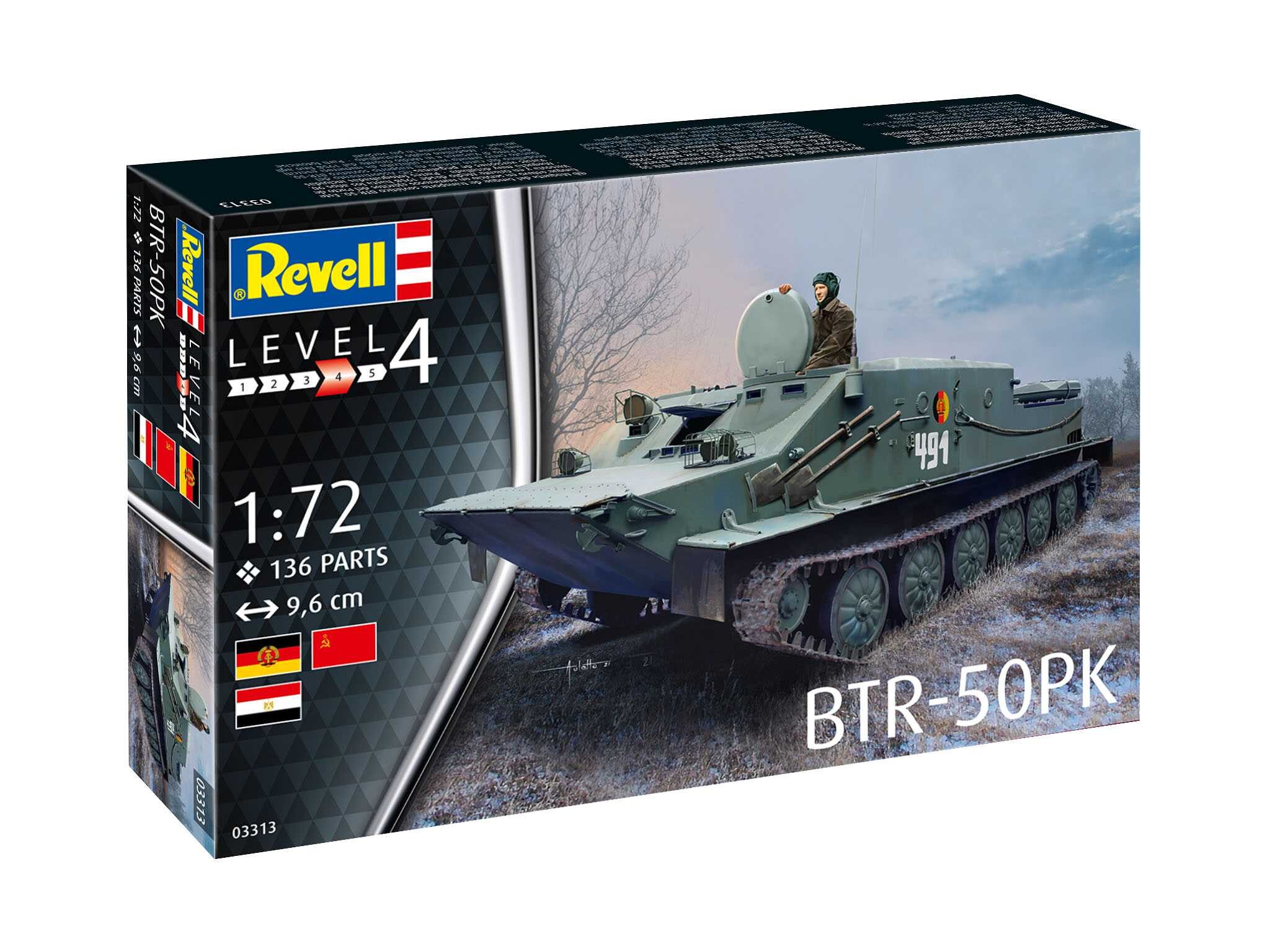 Revell Plastic ModelKit military 03313 - BTR-50PK (1:72) - 18-03313 - expresní doprava