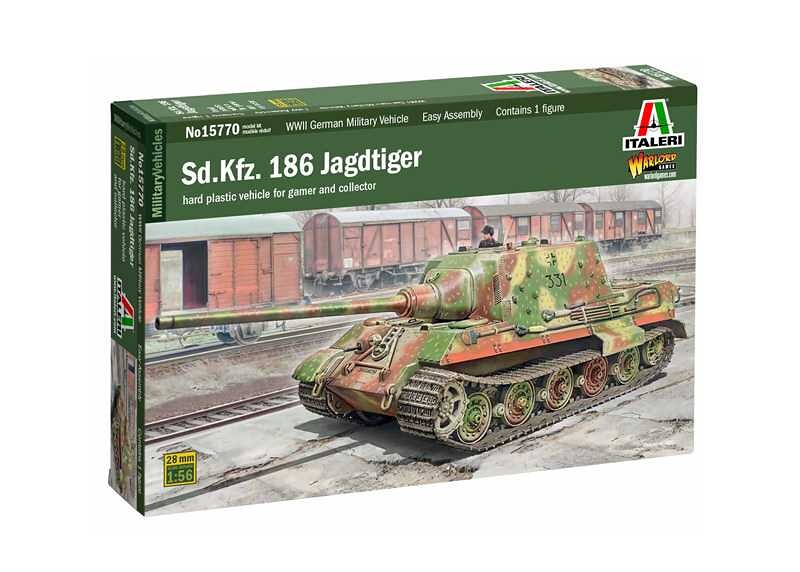 Italeri Wargames tank 15770 - Sd.Kfz. 186 Jagdtiger (1:56) - 33-15770 - expresní doprava