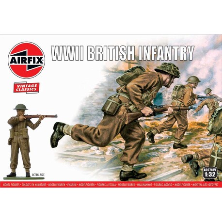 Classic Kit VINTAGE figures A02718V - WWII British Infantry (1:32)