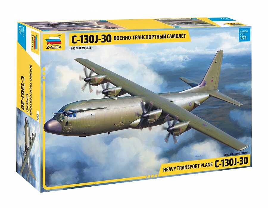 Zvezda Model Kit letadlo 7324 - C-130 J-30 (1:72) - 32-7324 - expresní doprava