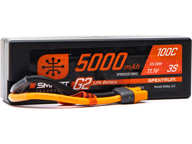 Spektrum Smart G2 LiPo 11.1V 5000mAh 100C HC IC3 - SPMX53S100H3 - expresní doprava