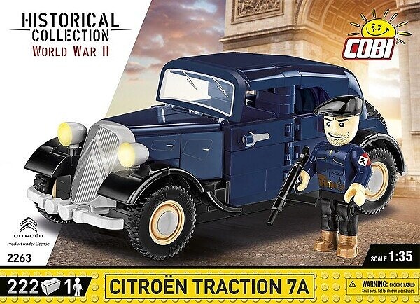 COBI 1934 Citroën Traction 7A, 1:35, 222 k, 1 f [COBI-2263]