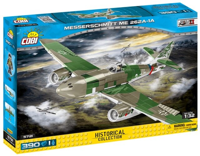 COBI II WW Messerschmitt ME 262A-1A, 1:32, 390 k, 1 f - COBI-5721 - expresní doprava