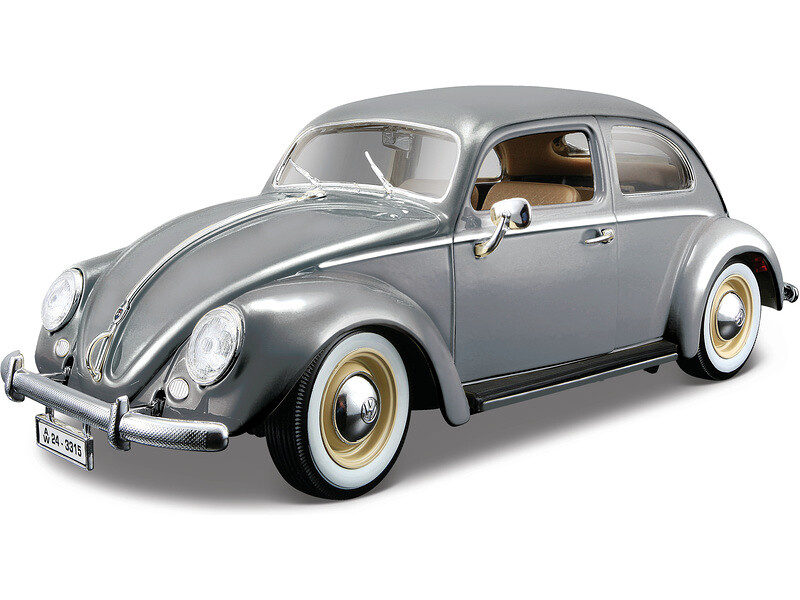 Bburago Volkswagen Käfer-Beetle 1955 1:18 stříbrná - BB18-12029G - expresní doprava