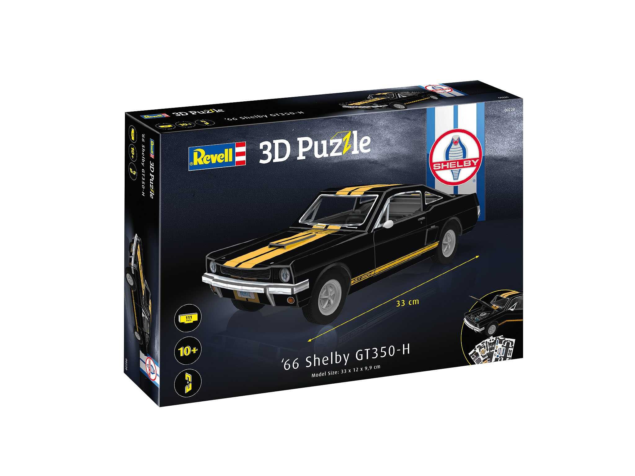 3D Puzzle REVELL 00220 - `66 Shelby Mustang GT350 - 18-00220 - expresní doprava