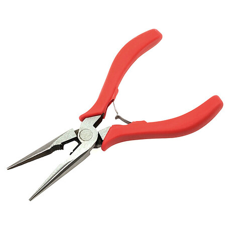 Long needle pliers with spring