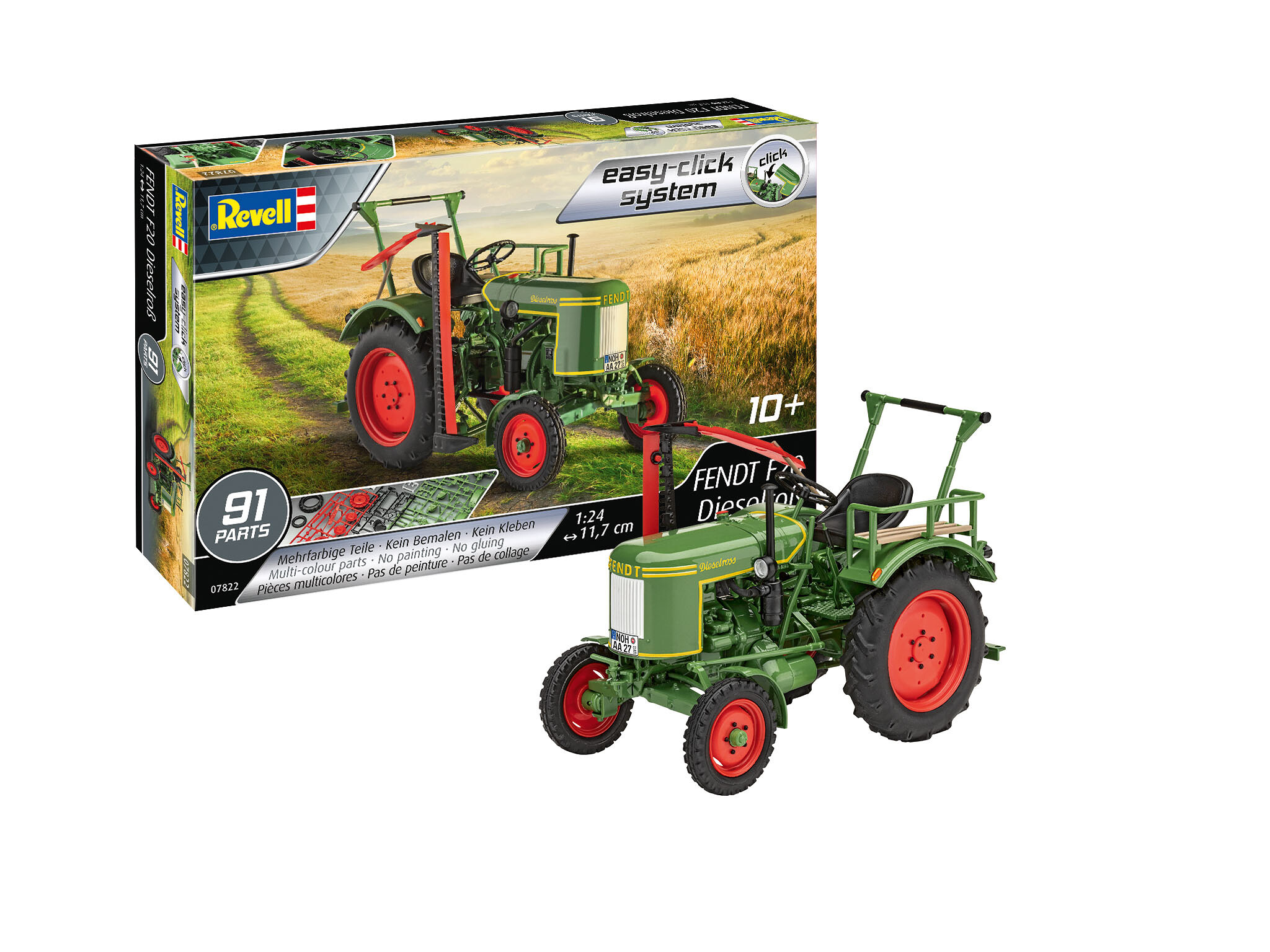 Revell EasyClick traktor 07822 - Fendt F20 Dieselroß (1:24) - 18-07822 - expresní doprava