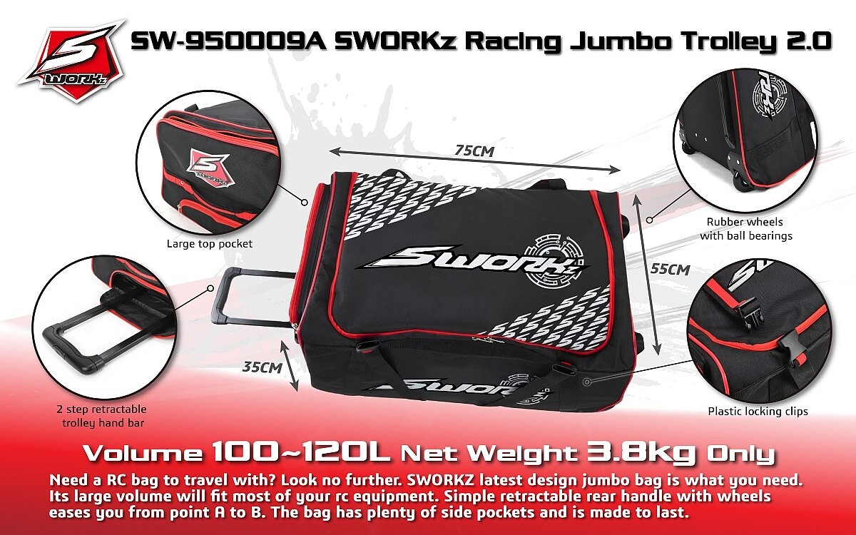 SWORKz Racing Jumbo Trolley II, 1 ks. - SW950009A - expresní doprava