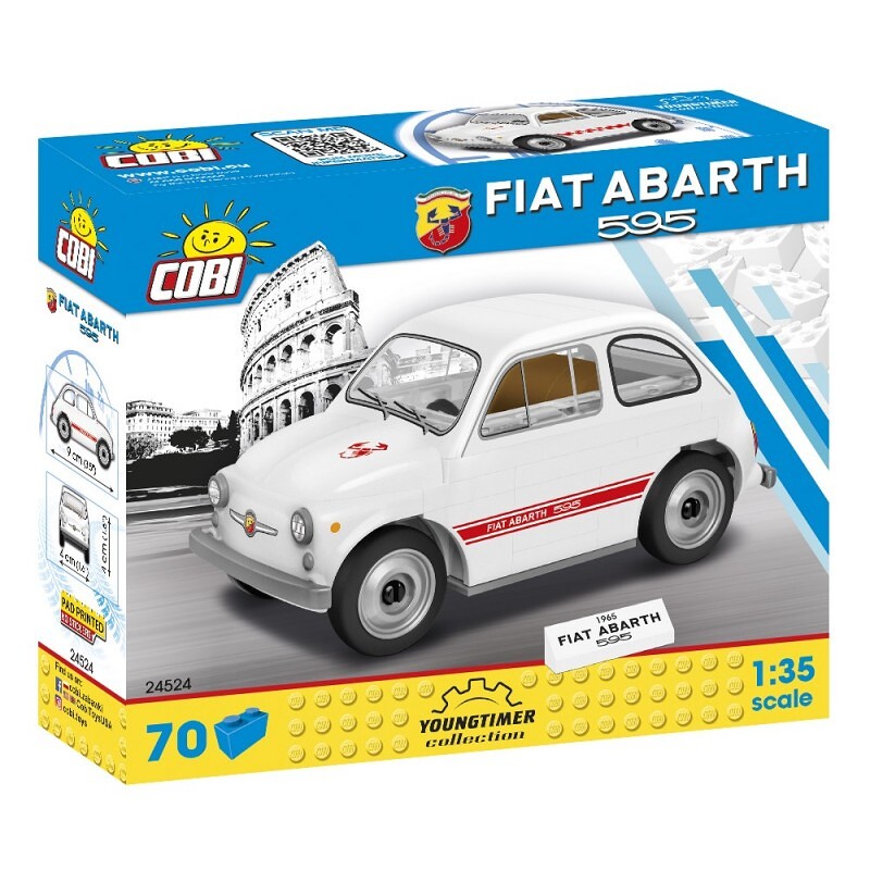 COBI 24524 Youngtimer Automobil FIAT 595 ABARTH - COBI-24524 - expresní doprava