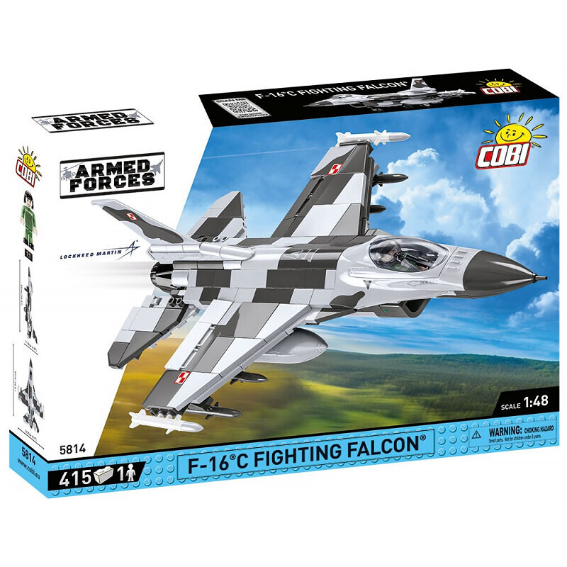 COBI Armed Forces F-16C Fighting Falcon PL, 1:48, 415 k, 1 f ...