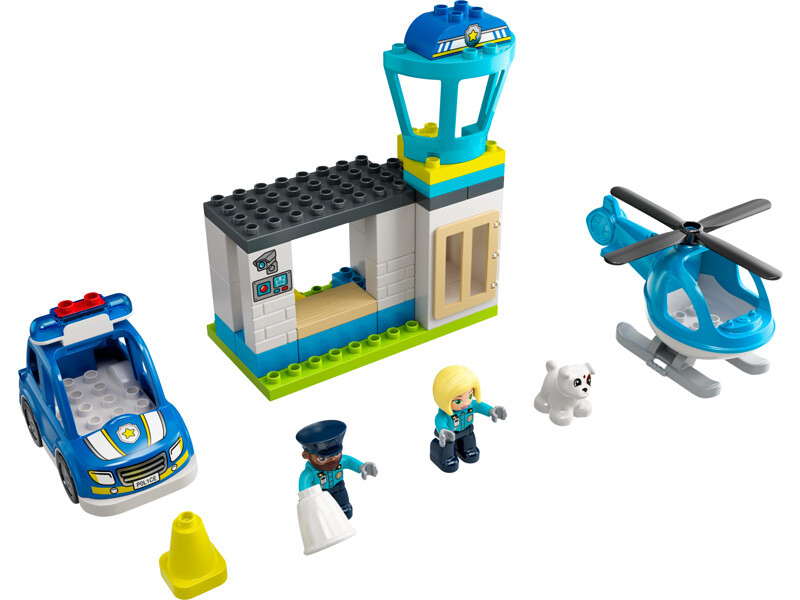 LEGO DUPLO - Policejní stanice a vrtulník - LEGO10959 - expresní doprava