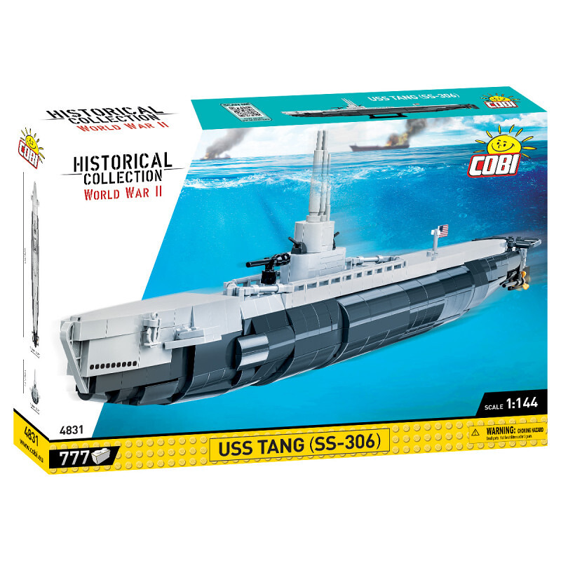 COBI II WW USS Tang SS-306, 1:144, 777 k - COBI-4831 - expresní doprava