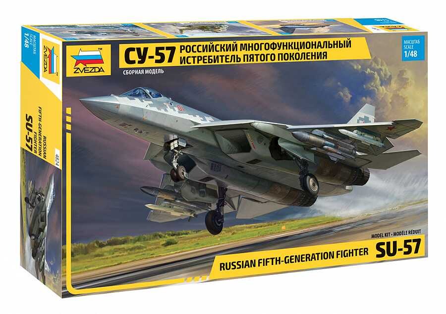 Zvezda Model Kit letadlo 4824 - Suchoi SU-57 (1:48) - 32-4824 - expresní doprava