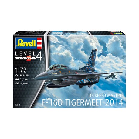 Plastic ModelKit plane 03844 - Lockheed Martin F-16D Tigermeet 2014 (1:72)