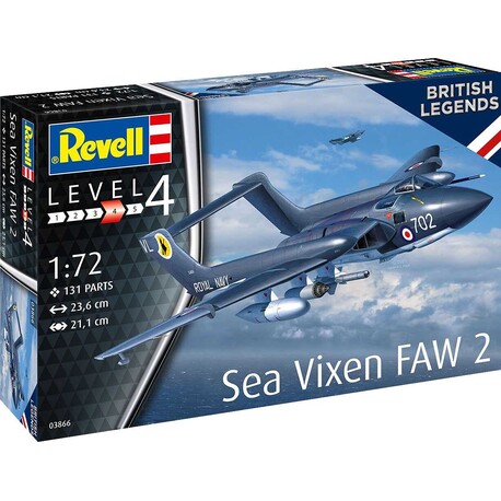 Plastic Model Kit aircraft 03866 - Sea Vixen FAW 2 "70th Anniversary" (1:72)