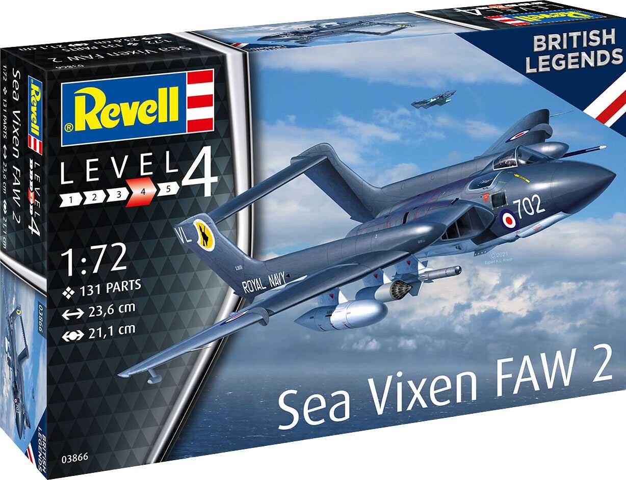 Revell Plastic ModelKit letadlo 03866 - Sea Vixen FAW 2 "70th Anniversary" (1:72) - 18-03866 - expresní doprava