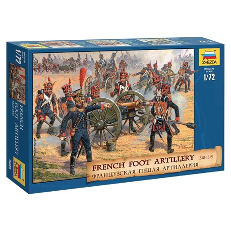 Wargames (AoB) figúrky 8028 - French Foot Artillery 1812-1814 (1:72)