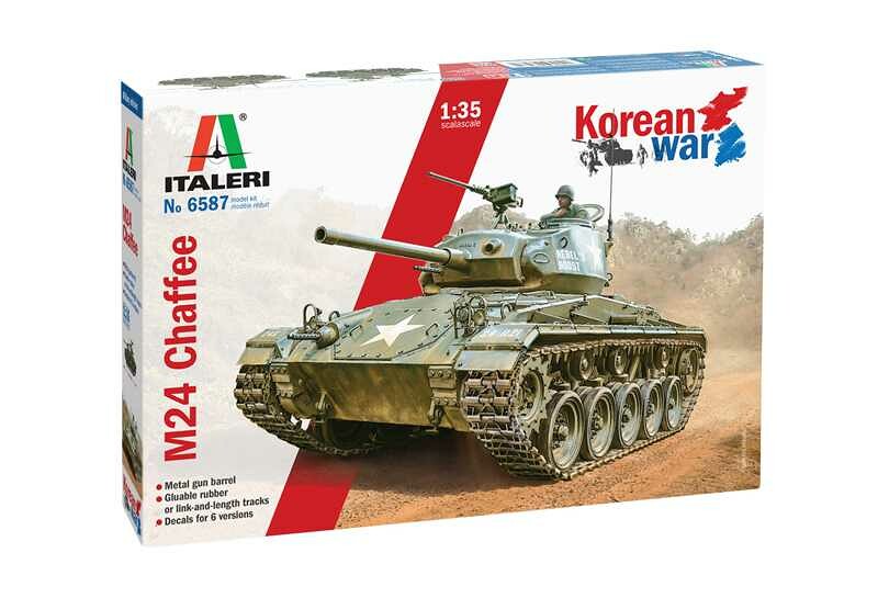 Italeri Model Kit tank 6587 - M24 "Chaffee" Korean War (1:35) - 33-6587 - expresní doprava