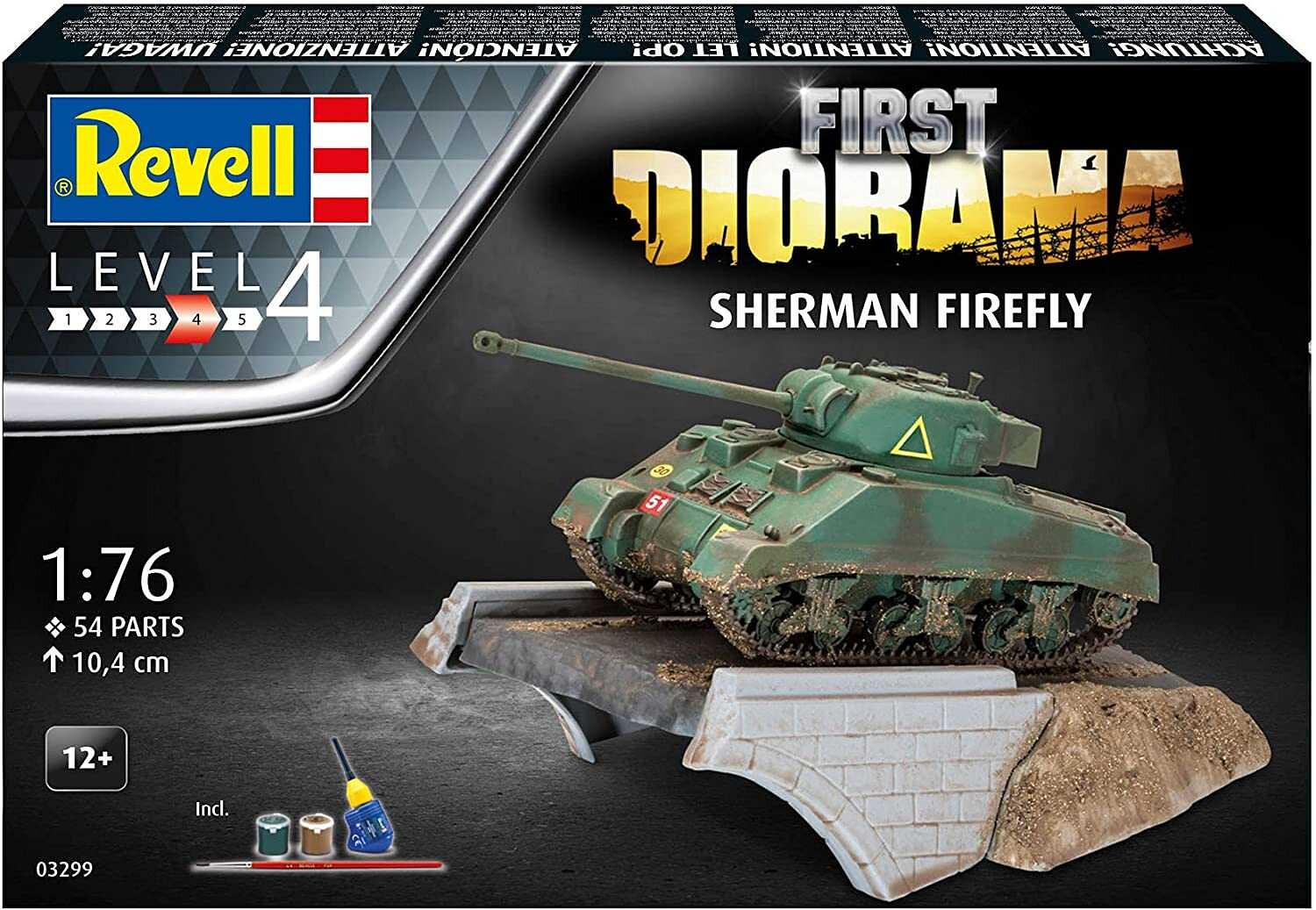 Revell Gift-Set diorama 03299 - Sherman Firefly (1:76) - 18-03299 - expresní doprava