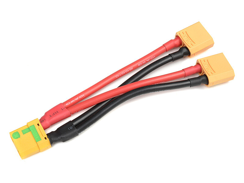 Revtec Paralelní Y-kabel XT-90 Anti-Spark 10AWG 12cm - GF-1321-026 - expresní doprava