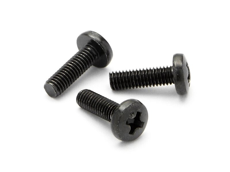 Skrutka s polguľatou hlavou M3x10mm (6ks) [HPIZ516]