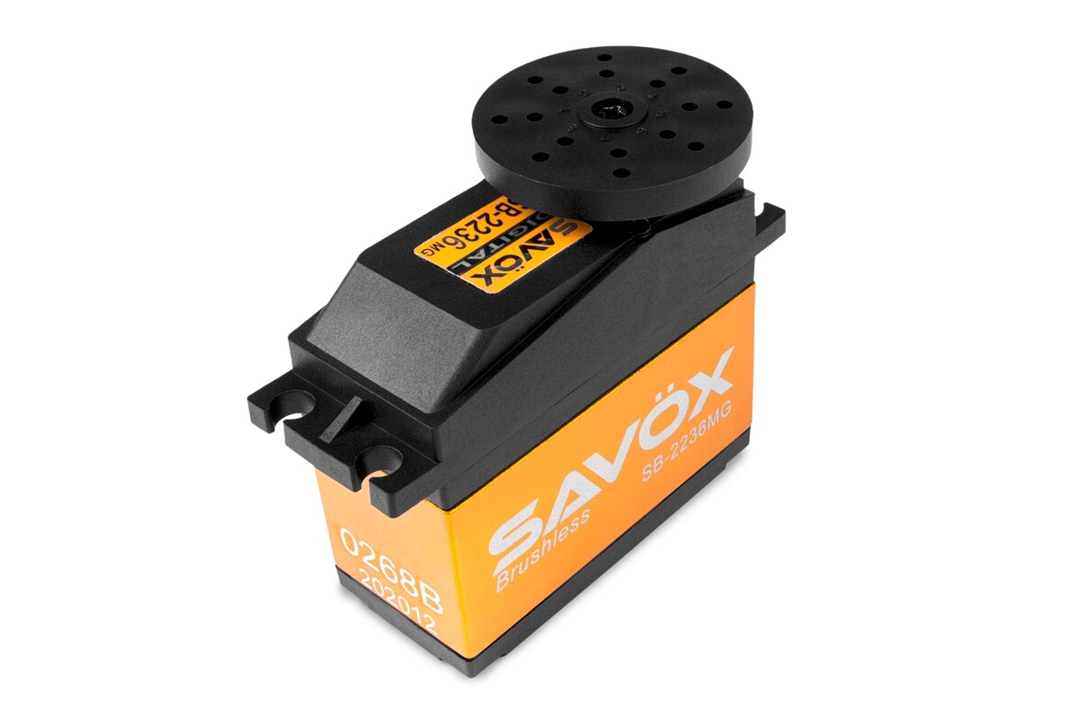 SB-2236MG BRUSHLESS HiVOLT Digitálne servo (40kg-0,13s/60°) [1SV2530G]