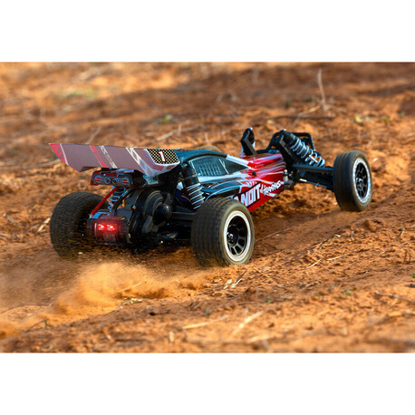 Traxxas Bandit 1:10 RTR red-black with LED lighting