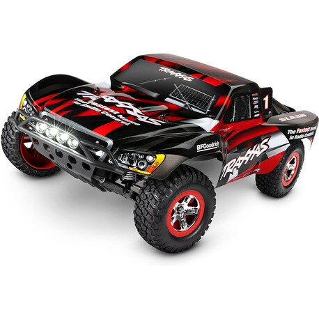 Traxxas Slash 1:10 RTR red-blue with LED lighting