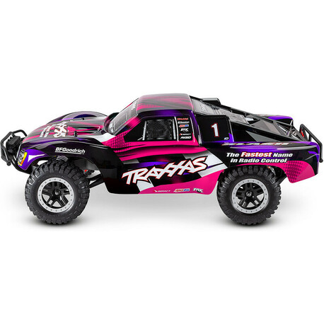 Traxxas Slash 1:10 RTR red-blue with LED lighting