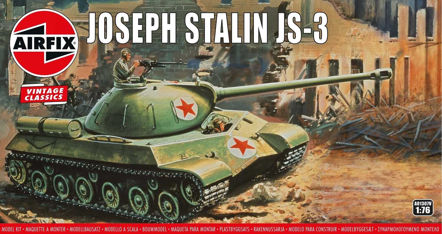 Airfix Classic Kit VINTAGE tank A01307V - Joseph Stalin JS3 Russian Tank (1:76) - 30-A01307V - expresní doprava