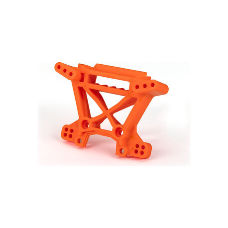 Traxxas vorderer Stoßdämpferturm HD orange (für 9080)