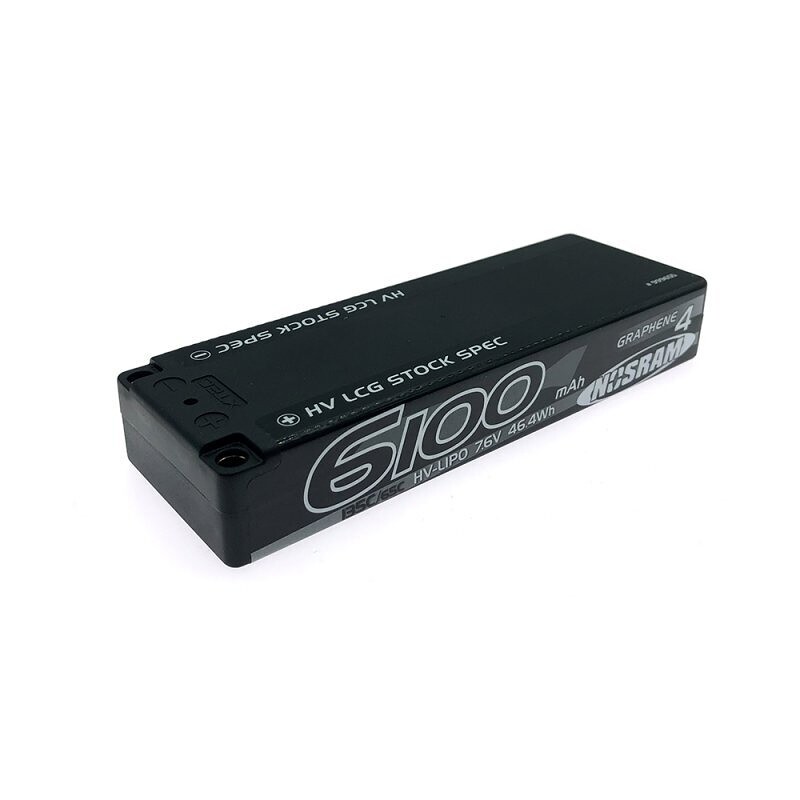 NOSRAM HV LCG Stock Spec GRAPHENE-4 6100mAh Hardcase Akku - 7.6V LiPo - 130C/65C - N999655 - expresní doprava