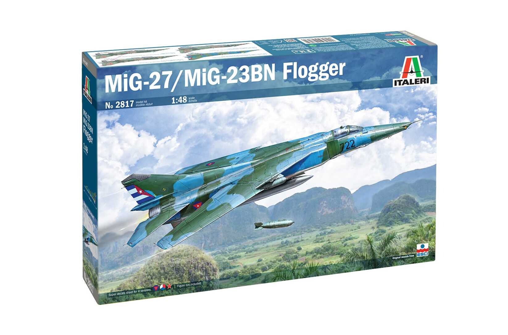 Italeri Model Kit letadlo 2817 - MiG-27 Flogger D (1:48) - 33-2817 - expresní doprava