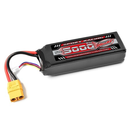 Sport Racing 50C - 5000mAh - 3S - 11,1V - XT-90 - Halbweiche Hülle