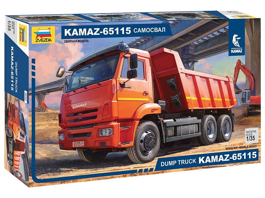 Zvezda Model Kit auto 3650 - Kamaz 65115 dump truck (1:35) - 32-3650 - expresní doprava