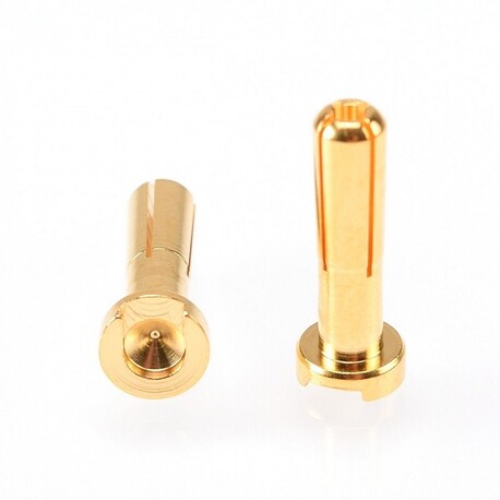 G4 gold connectors, 2 pcs.